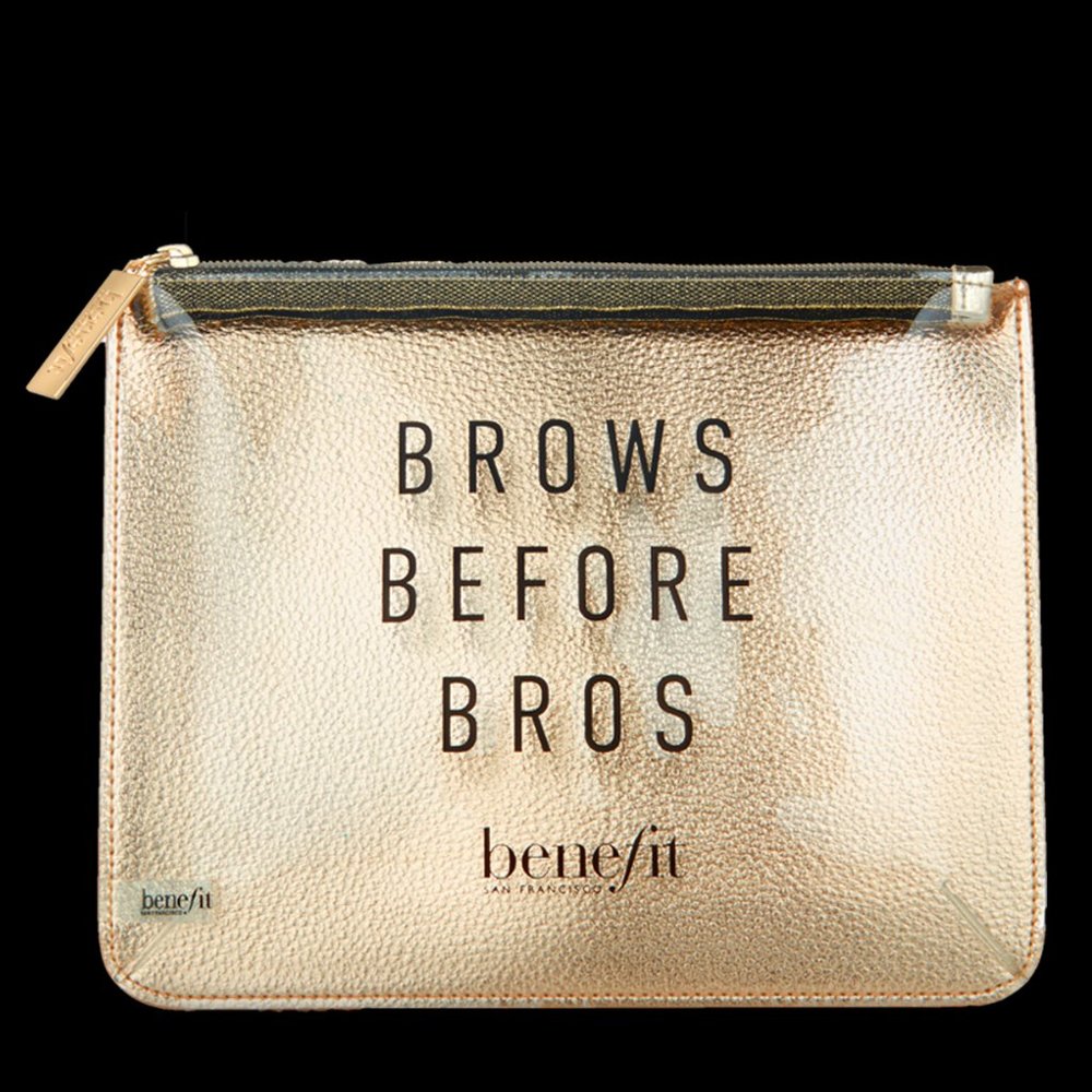 Benefit Brows before bros makeup bag